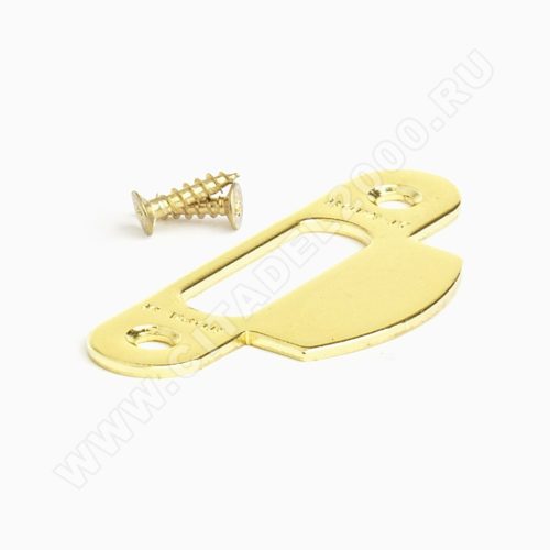 Н-М  Ответная планка 504.18 (золото) (80мм) с заходом