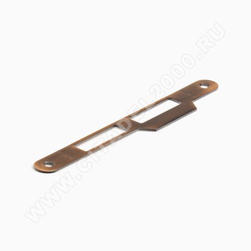 Н-М  Ответная планка 501.18 (старая медь) (196мм) с заходом