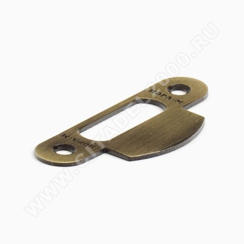 Н-М  Ответная планка 504.22 (старая бронза) (80мм) с заходом