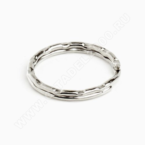 Аллюр  Кольцо для ключей фигурное d=24 мм