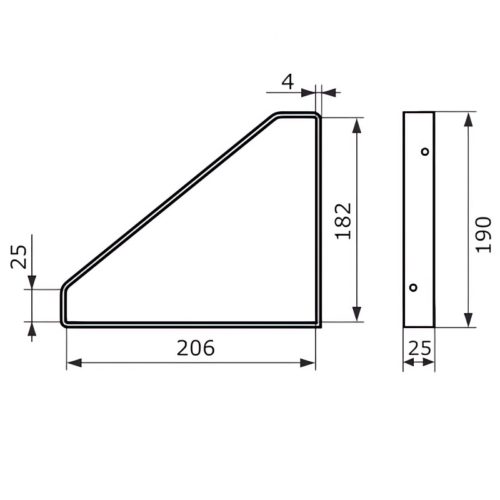 Кронштейн LOFT 200 мод.6 (черный)