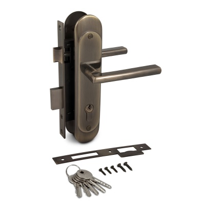 PALLADIUM Замок врезной ЗВ 1857 AB (бронза)