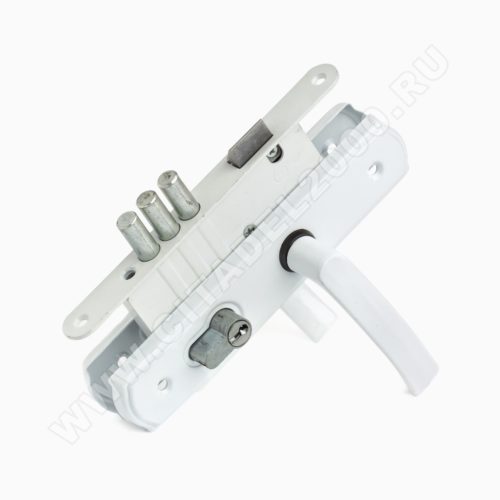 Замок врезной ЗВ4-1-8-15 (белый)