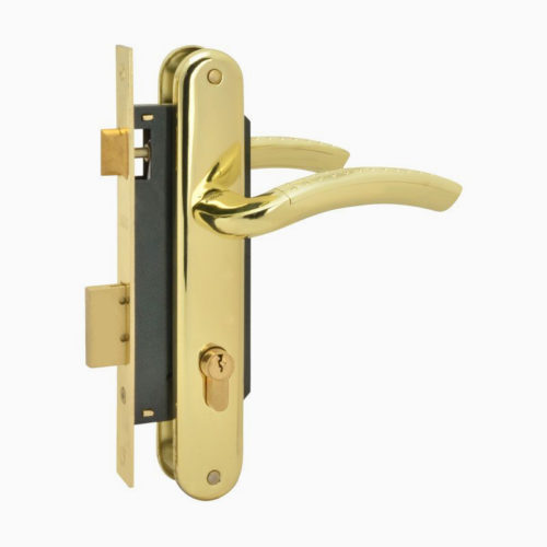 Н-М  Замок врезной N96-85 К (золото)