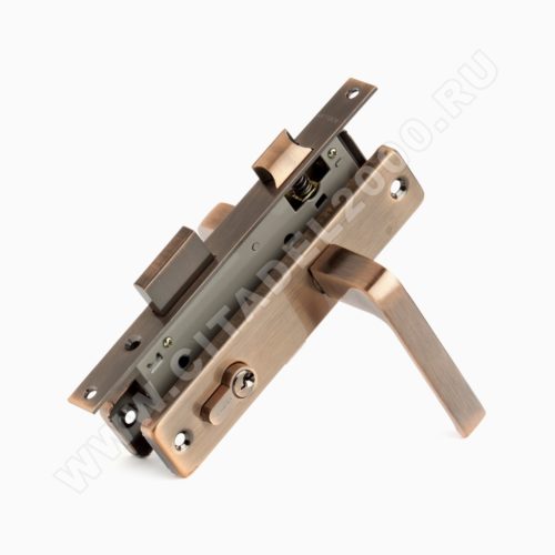 Аллюр  Замок врезной 126/1 АС (ст. медь)