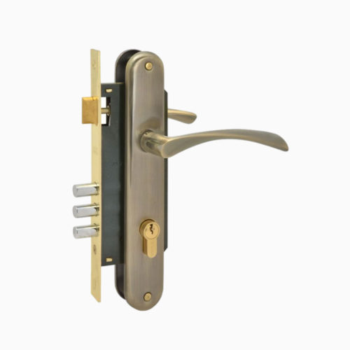 Н-М  Замок врезной N100-85 М (старая бронза)