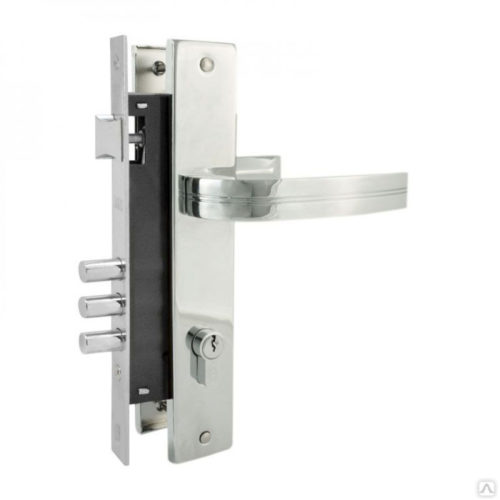 Н-М  замок врезной N106-85 К (хром)