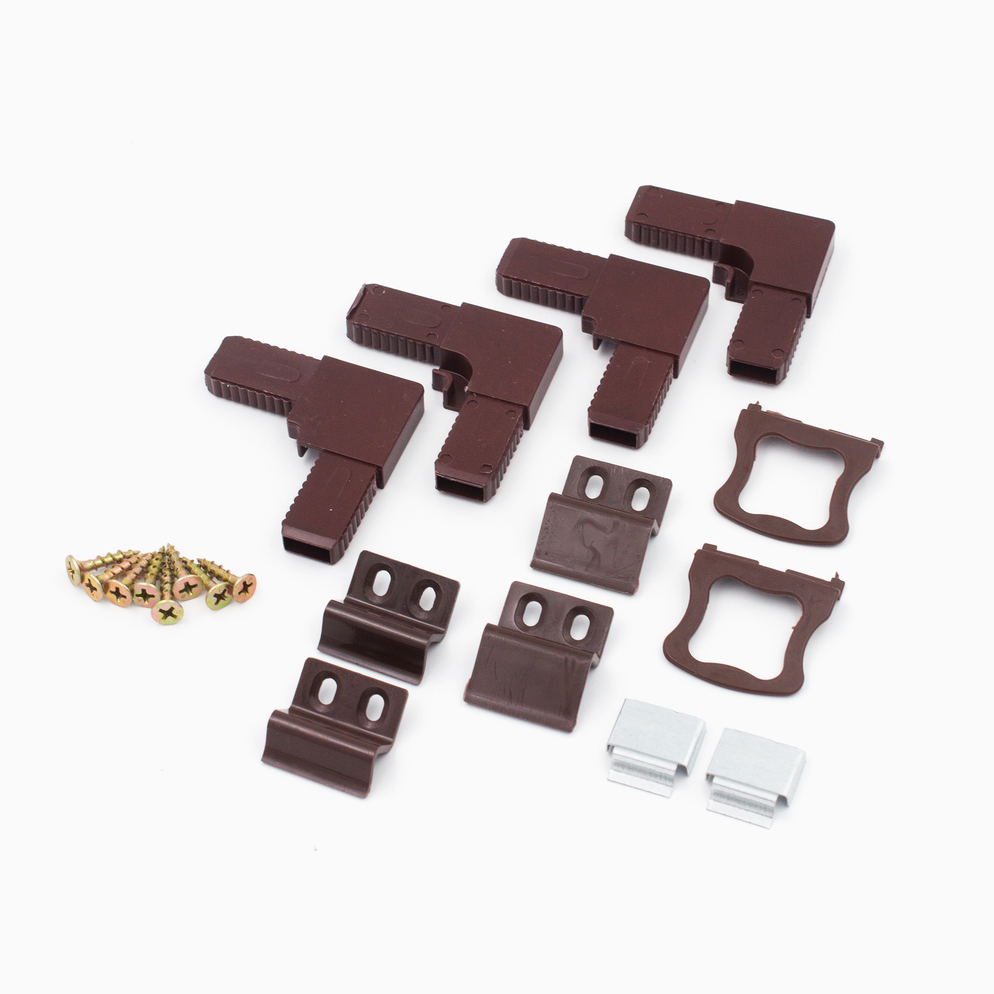 Комплект крепежа для сетки (коричневый) Комплект крепежа для сетки (коричневый)