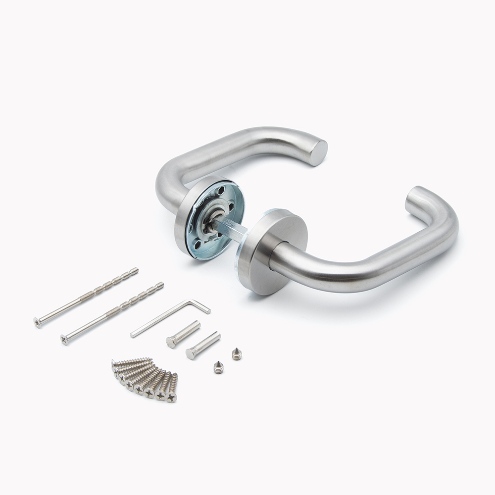 Ручка I304 для противопожарных дверей (нержавеющая сталь) Ручка I304 для противопожарных дверей (нержавеющая сталь)