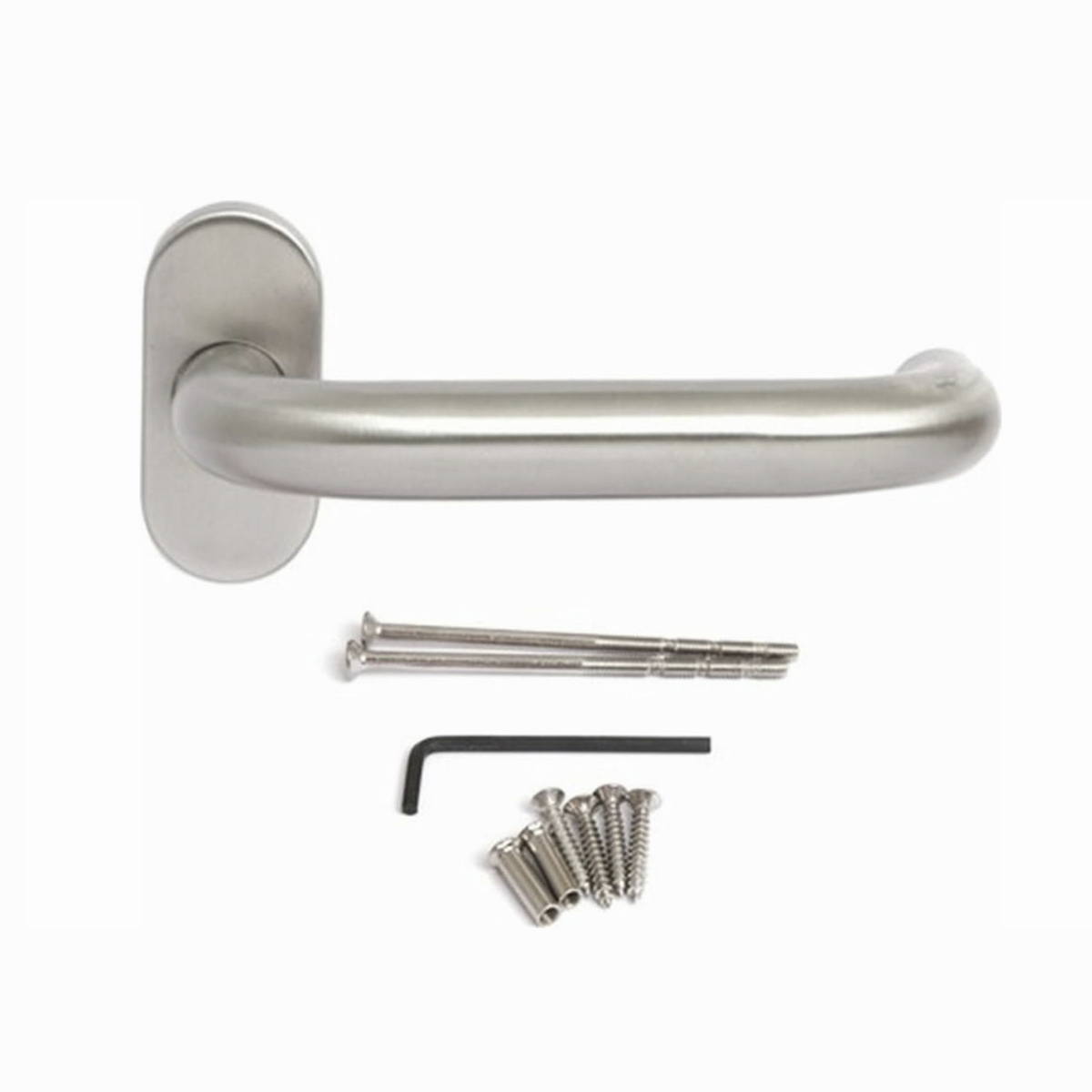 Ручка на овальной розетке U02203-01/8*8 INOX (нержавеющая сталь) Ручка на овальной розетке U02203-01/8*8 INOX (нержавеющая сталь)