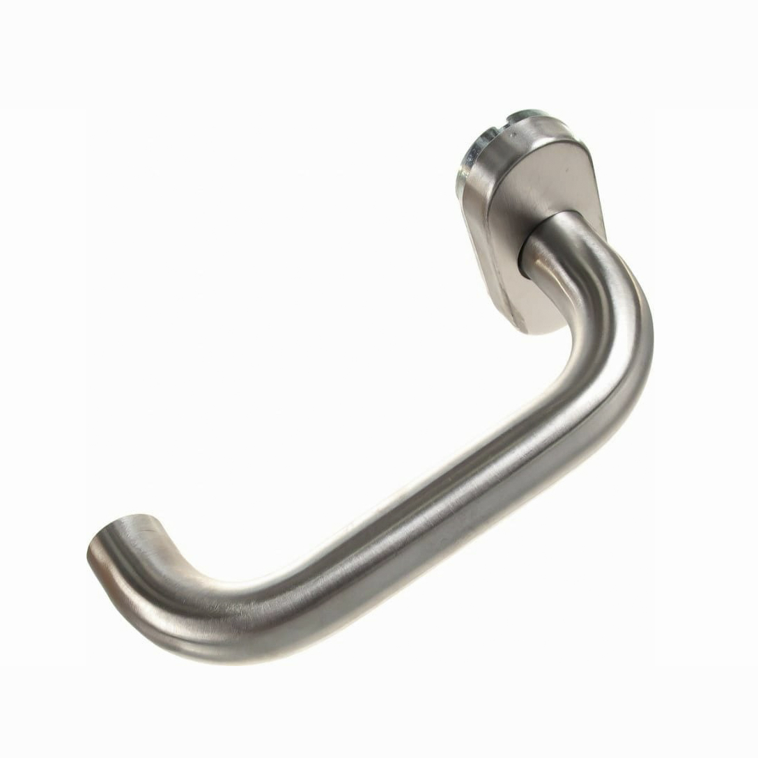 Ручка на овальной розетке U02203-01/8*8 INOX (нержавеющая сталь) Ручка на овальной розетке U02203-01/8*8 INOX (нержавеющая сталь)