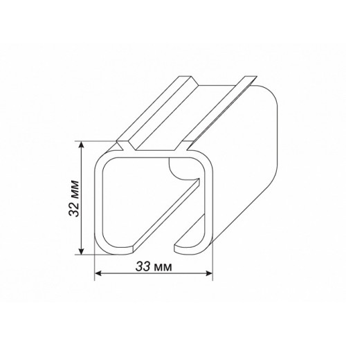 Направляющая верхняя 3м Arsenal