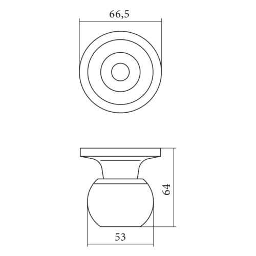 Ручка RV-03 PC (хром)