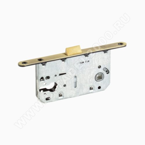 Защёлка дверная под цилиндр, L 2045 AB (бронза) пластиковый язычок