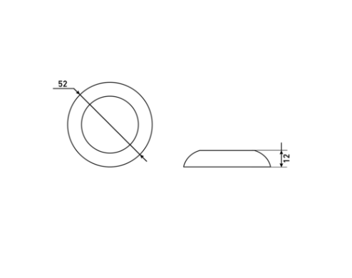 Накладка под ключ 030-16 PC (хром)