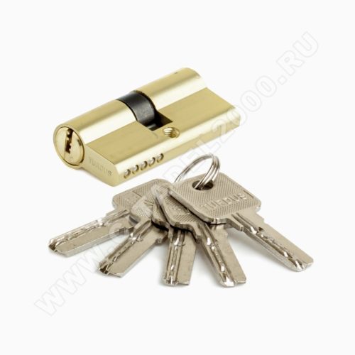 Цилиндр алюминиевый А60РВ (ключ/ключ, золото) TURDUS