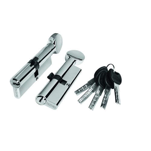 Цилиндр алюминиевый А80РС (ключ/завёртка, хром) TURDUS