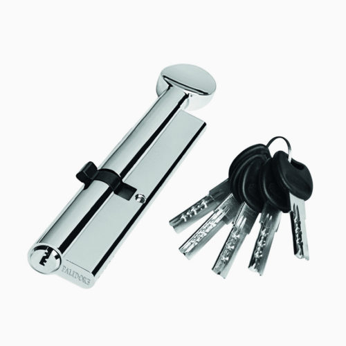 PALIDORE Цилиндровый механизм 110 (50/60С) (ключ/завёртка, хром)