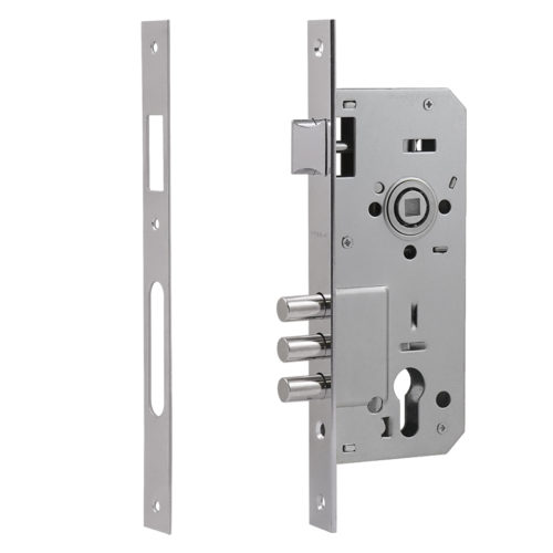 Н-М  Корпус замка КЗВР-101 (85 мм) (хром)