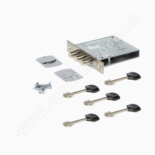 Замок врезной 1.04.02  КРЕМЕНЬ (5 ключей)