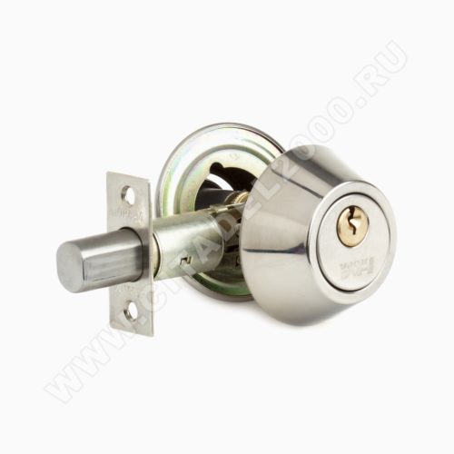 Н-М  Замок врезной D2 (хром) (ключ/ключ)