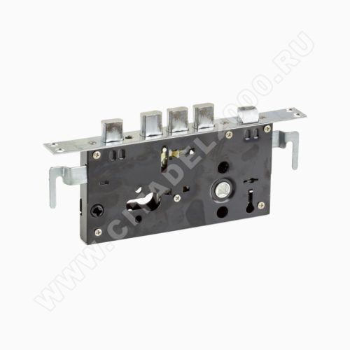 Н-М  Корпус замка КЗВР-1 (68 мм) хром для китайских металлических дверей