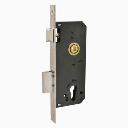 Н-М  Корпус замка КЗВ-102 (85 мм) - хром, бексет 40 мм