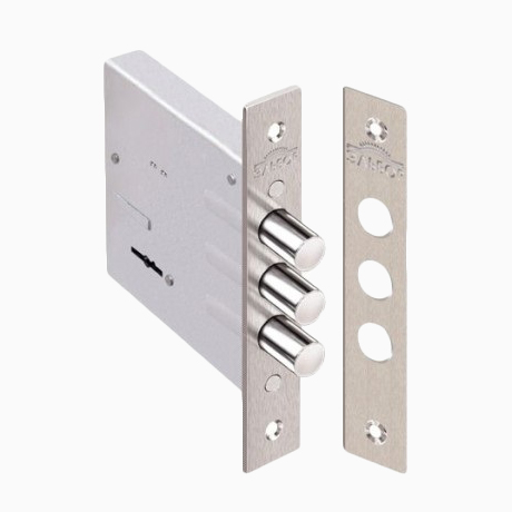 Замок врезной 1.04.02.К  КРЕМЕНЬ (5 ключей)