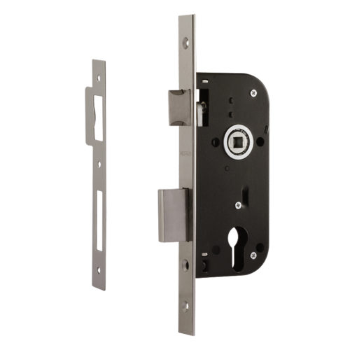 Н-М  Корпус замка КЗВ-100 (70 мм) (матовый никель)