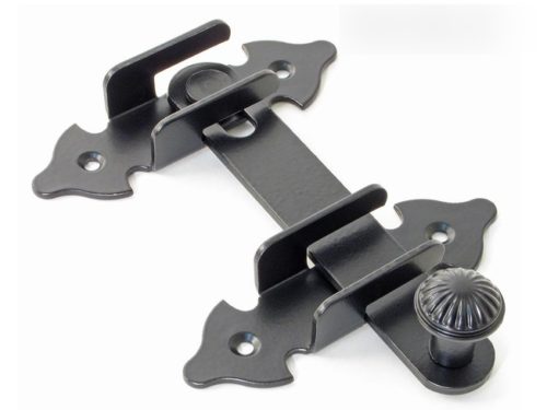 Щеколда малая НОЭЗ ЩМ-120-SL (чёрный матовый)