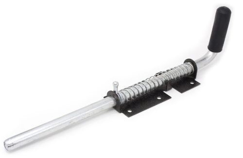 Засов воротный с пружиной ЗГ-400 (бронза антик)