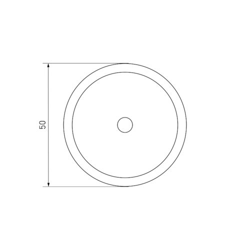 Аллюр  Заглушка 027О-50 WW (белый)