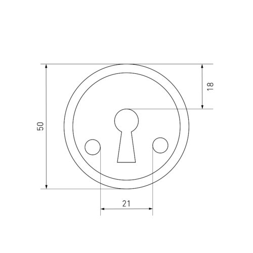 Аллюр  Накладка на ключ 016S-50 PB (золото)