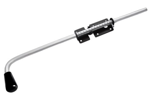 Засов с пружиной 600 мм (чёрный)