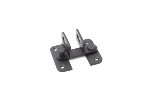 Щеколда дверная с проушиной (65) (черный)