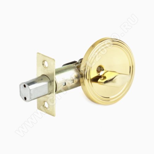 Н-М  Замок врезной D5 (золото) (фиксатор)