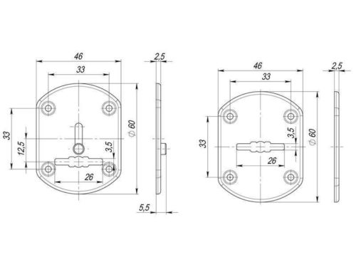 Накладка Гардиан ГЛ 21 (золото) комплект 2 шт. г.Йошкар-Ола