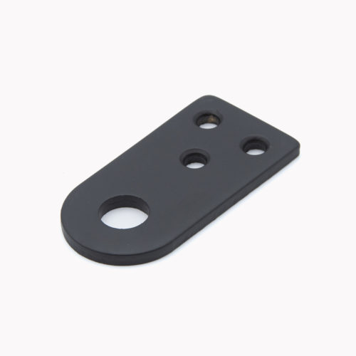 Проушина усиленная 80х40 прямая (толщ. 5 мм) (черный)