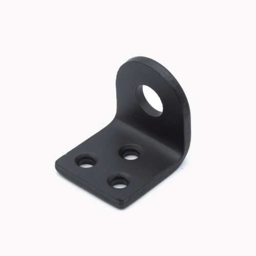 Проушина усиленная 45х45х40 угловая (толщ. 5 мм) (черный)