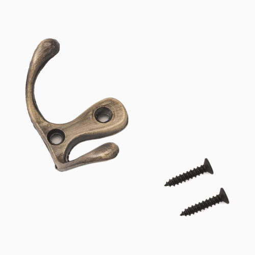 Стандарт  Крючок-вешалка 002 AB (старая бронза)