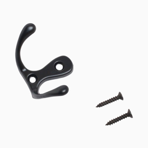 Стандарт  Крючок-вешалка 002 BL (матовый чёрный)