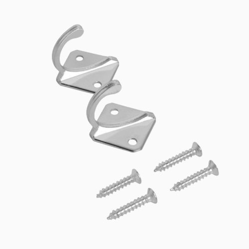 Стандарт  Крючок-вешалка 1011 CP (хром) 2 шт.