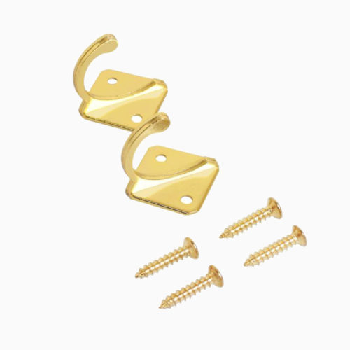 Стандарт  Крючок-вешалка 1011 GP (золото) 2 шт.