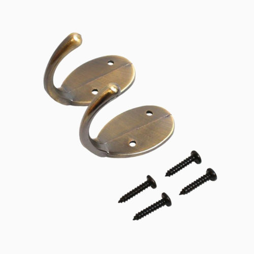 Стандарт  Крючок-вешалка 1089 AB (старая бронза) 2 шт.