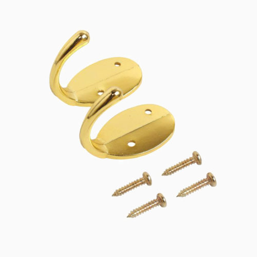 Стандарт  Крючок-вешалка 1089 GP (золото) 2 шт.