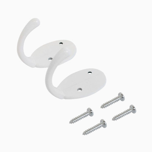 Стандарт  Крючок-вешалка 1089 WW (матовый белый) 2 шт.