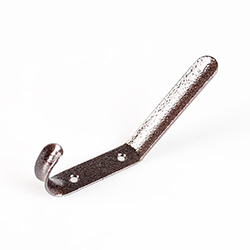 Крючок-вешалка 2-х рожковый (ст.медь) №4