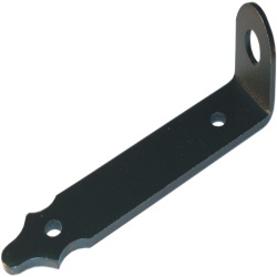 Проушина воротная 200х45х40 (толщина 5мм) (чёрный)