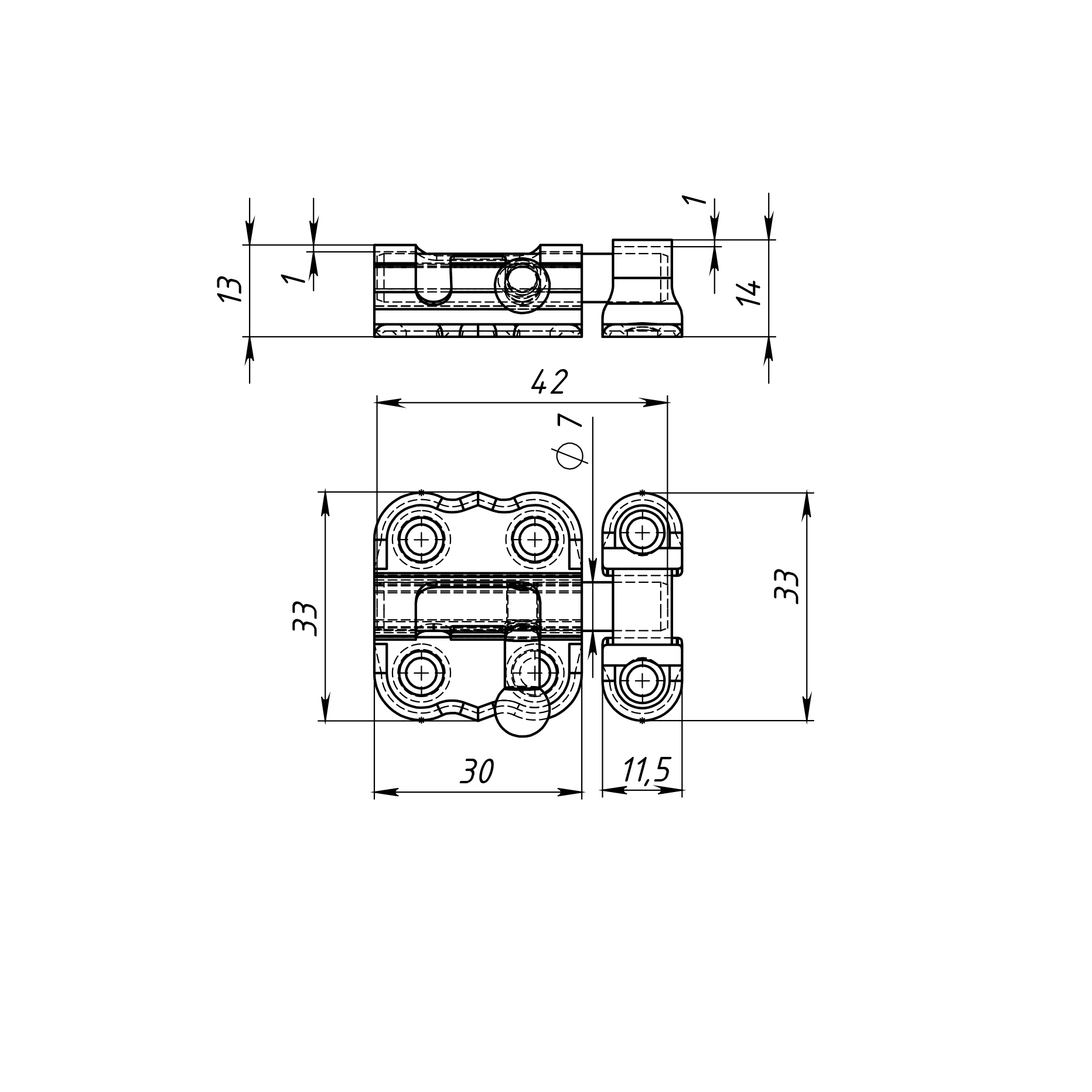 Шпингалет ЗТ-2-30 (ШФ-30) (цинк) Шпингалет ЗТ-2-30 (ШФ-30) (цинк)