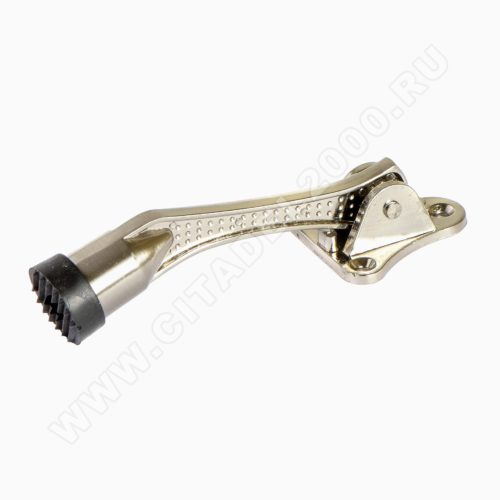 Аллюр  Фиксатор дверной KH-130 SN (матовый никель)  козья ножка